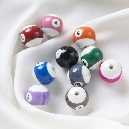 Perles acryliques chiffres à faire soi-même, série simple