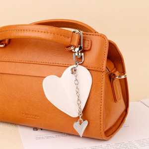 Breloques Pour Sac En Pu Uni Couleur Cœur De La Série Simple Daily h5 