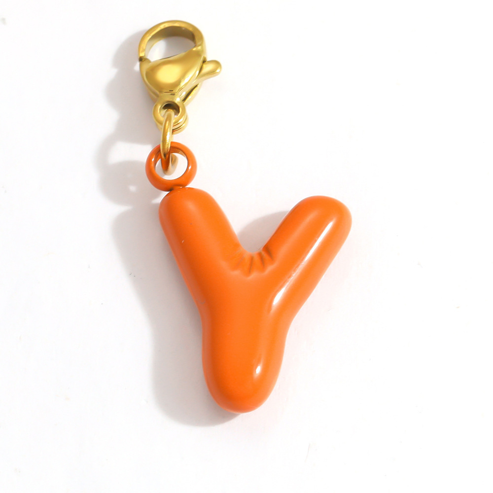 Pendentifs Femme Simple Series Diy En Acier Inoxydable Étanche Couleur Or h5Image2
