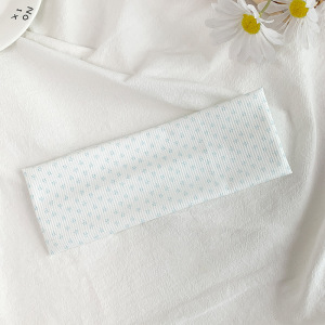 Bandeaux À Cheveux En Polyester À Rayures Et Pois, Motif Floral Doux, Collection Simple Series h5