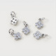Or blanc/6mm/5PCS Image2
