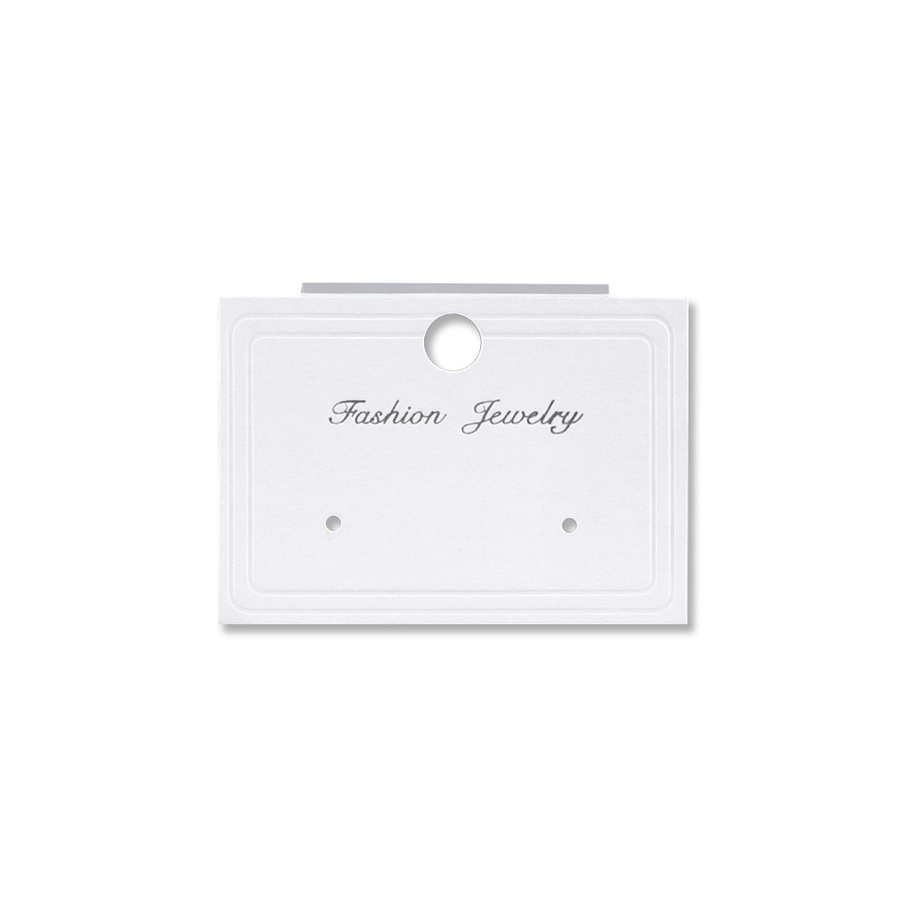 Série Simple Daily Letter Papier Couleur Unie Cartes Bijoux Image2