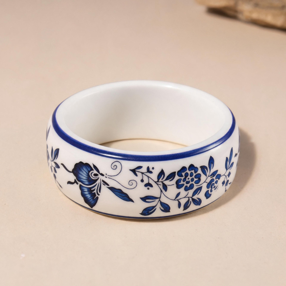 Bracelets Pour Femmes En Résine À Motif Floral Élégant De La Série Romantique 