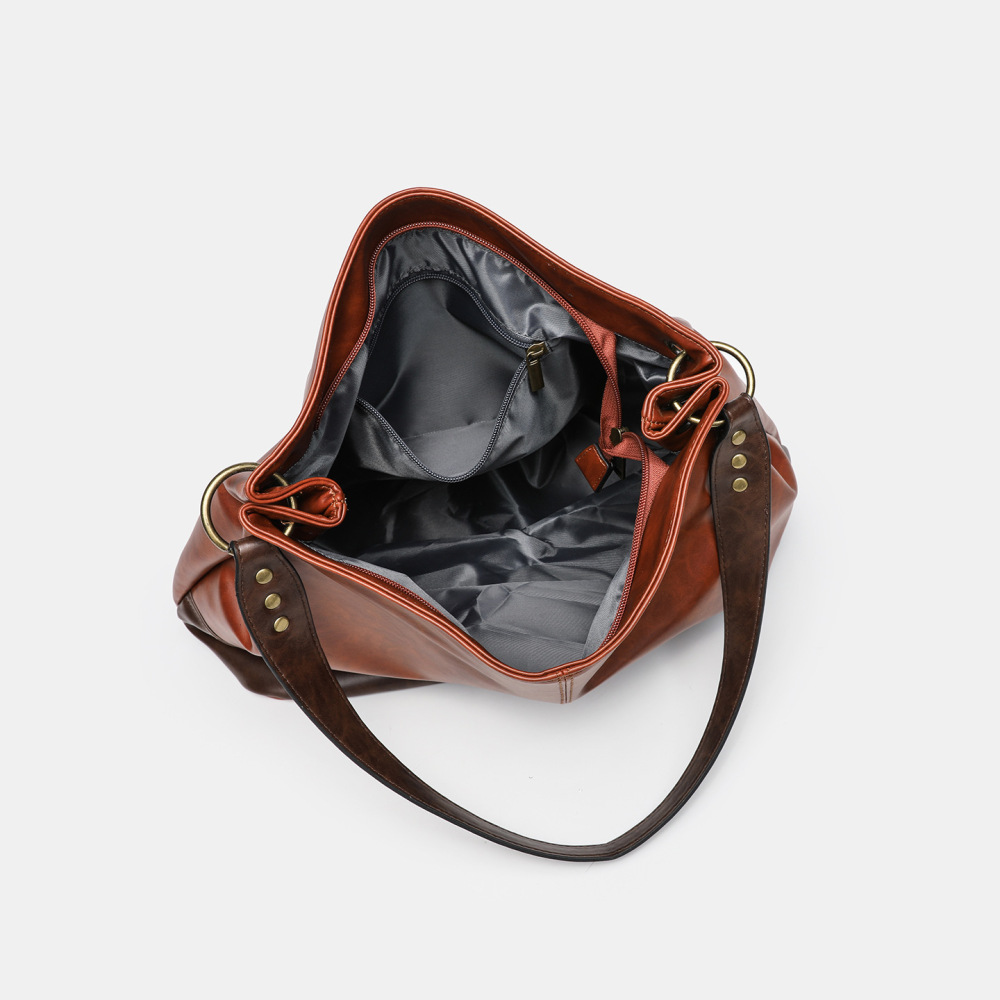 Sacs À Bandoulière Carrés Pour Femmes, Style Patchwork Décontracté, Couleurs Mélangées, En Pu De Qualité Supérieure h5Image4