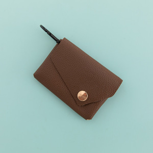 Portefeuilles Et Porte-Cartes Carrés Pour Femmes, Style Décontracté, Couleur Unie, En Pu h5 