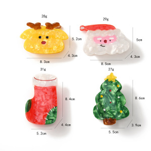 Figurine De Noël En Acétate De La Série Simple h5 Image5