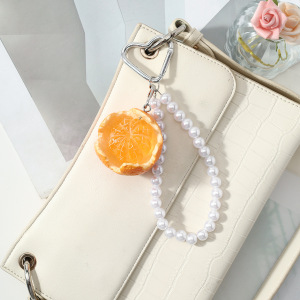 Breloques De Sac En Alliage Avec Perles De Fruits Quotidiennes De La Série Simple h5 Image5