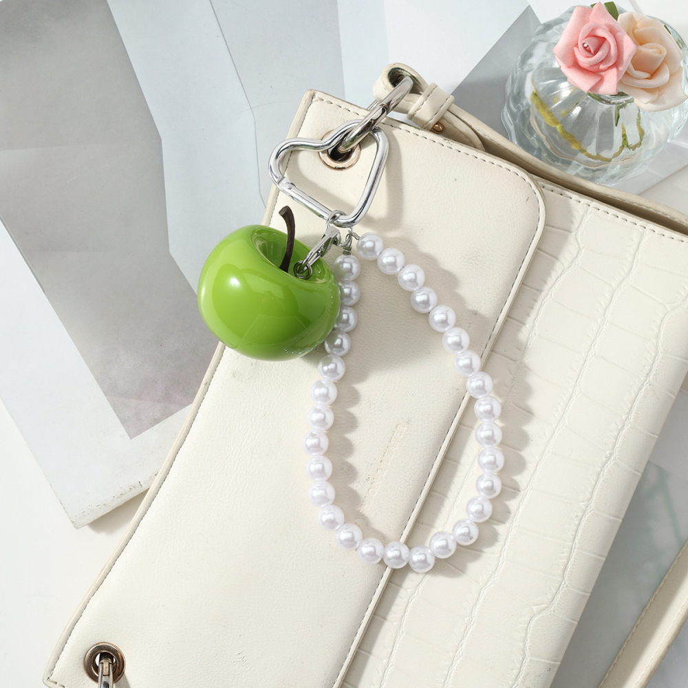 Breloques De Sac En Alliage En Forme De Cœur, Perles Quotidiennes En Forme De Fruits, Collection Simple Series Image4