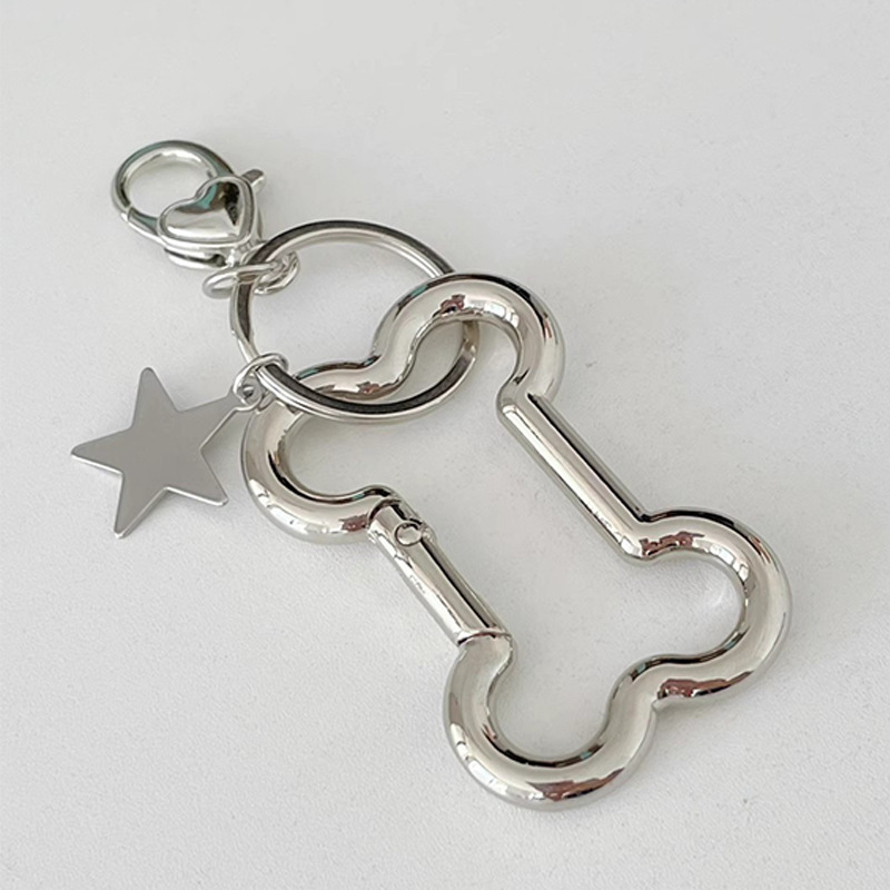 Porte-Clés En Alliage Alimentaire Daily Star De La Série Simple 