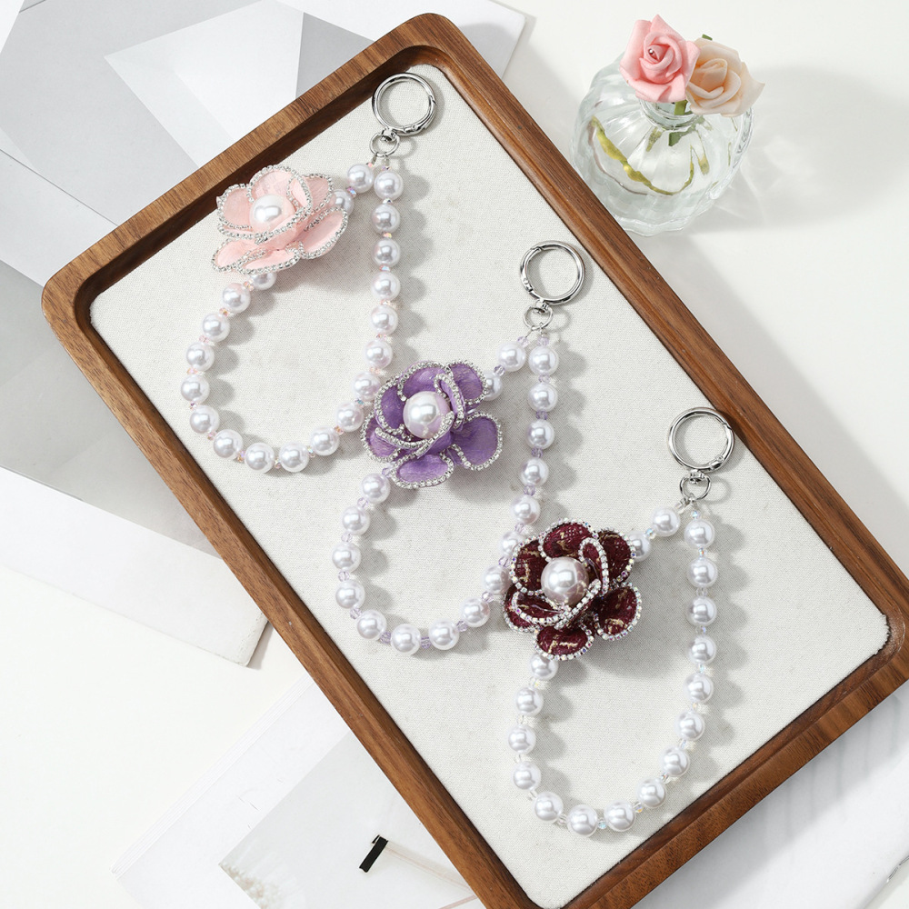 Breloques De Sac En Alliage, Perles Unies, Collection Simple Series Daily Flower h5Image4