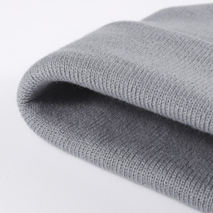 Bonnet Tricoté Uni En Polyester Pour Femme h5 Image5