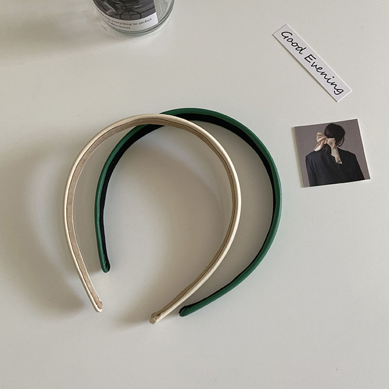Bandeaux Pour Cheveux En Pu De Couleur Unie, Gamme Simple Series Daily Image3