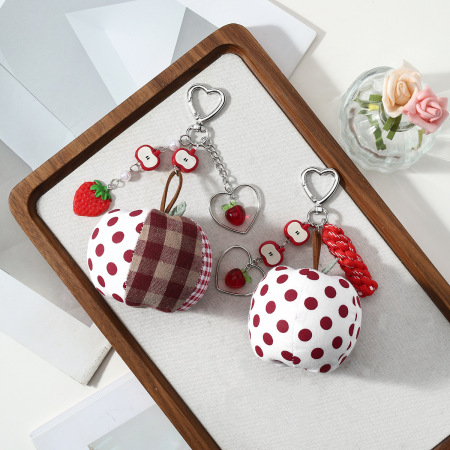 Breloques de sac en alliage Simple Series Daily Heart Fruit Polka Dots 2