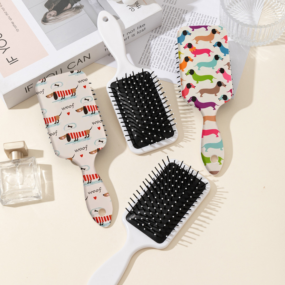 Peignes En Plastique Simple Series Cute Mixed Color Teckel h5Image2