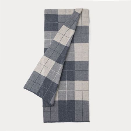 Écharpes d'hiver pour homme en polyester à carreaux multicolores de la collection Simple Series Daily 2