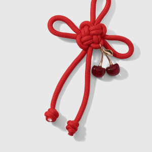 Breloques De Sac En Alliage Tissé Cerise De La Série Simple Daily h5 Image6