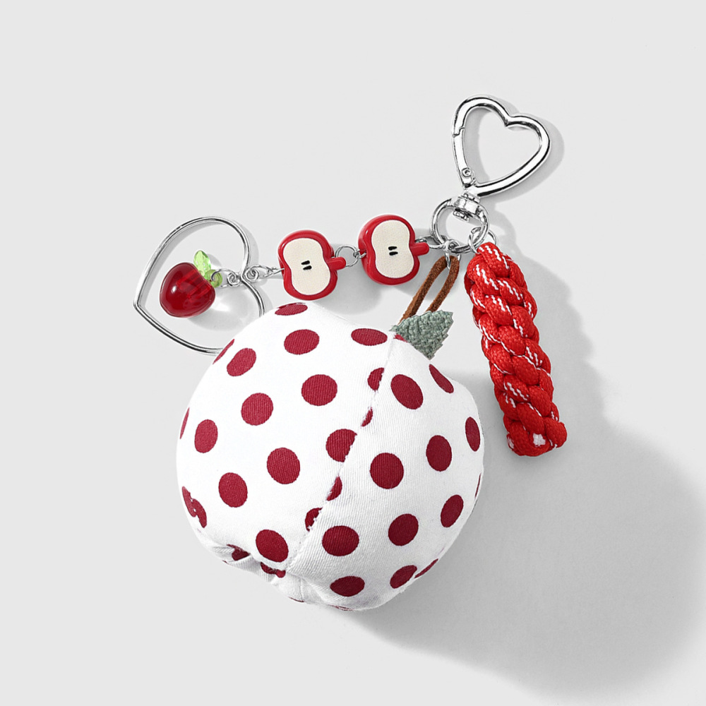 Breloques De Sac En Alliage Simple Series Daily Heart Fruit Polka Dots h5Image5