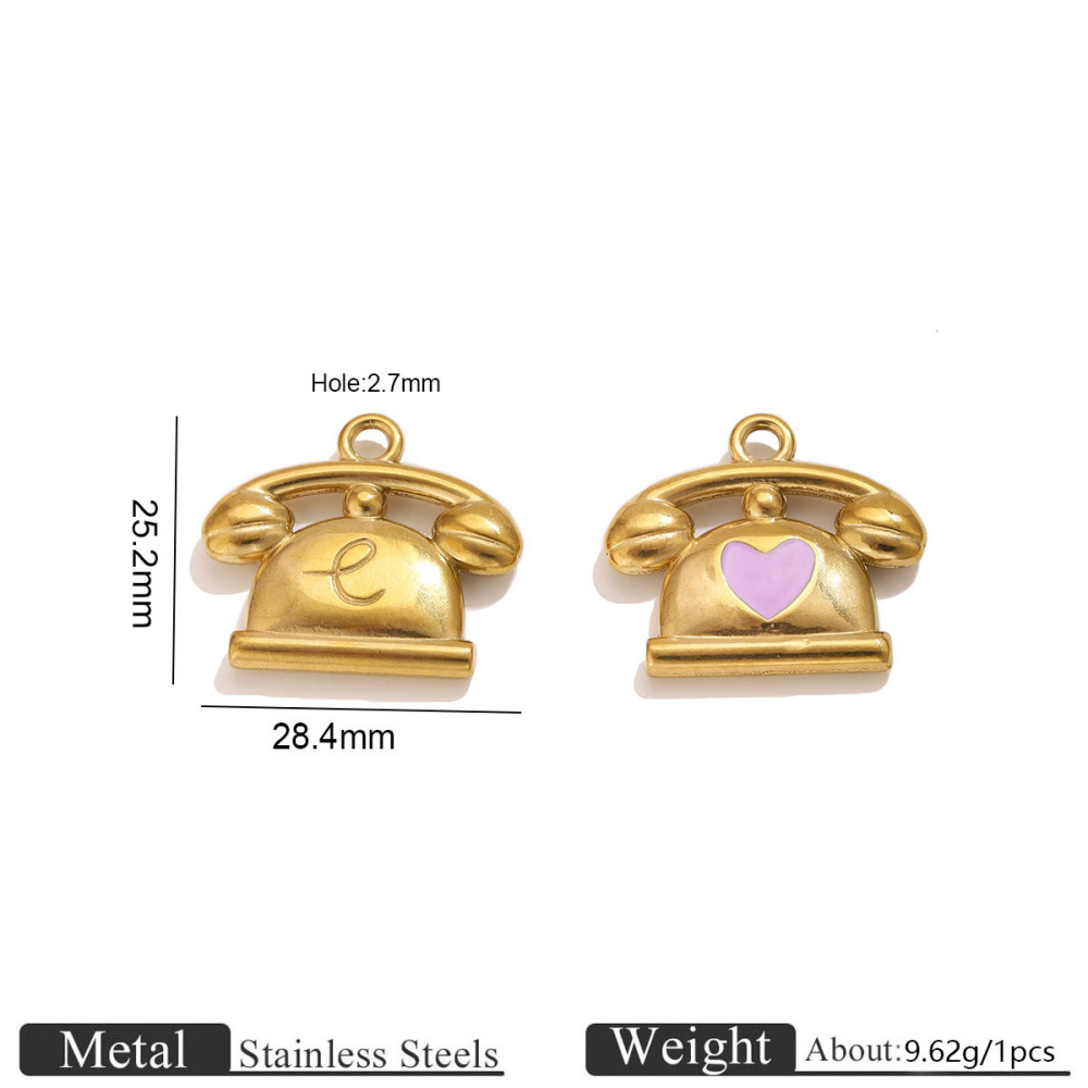 Pendentifs Pour Femmes En Acier Inoxydable Étanche, Couleur Or, Forme Irrégulière, À Faire Soi-Même, Série Simple