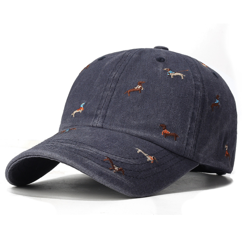 Casquette De Baseball En Coton Brodée D'Un Joli Motif De Cheval