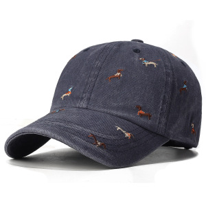 Casquette De Baseball En Coton Brodée D'Un Joli Motif De Cheval h5