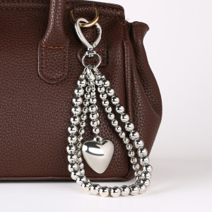 Breloques Pour Sac En Alliage, Perles De Couleur Unie En Forme De Cœur, Collection Quotidienne Simple Series h5 
