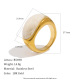 Blanc/Taille de bague 7 Image11