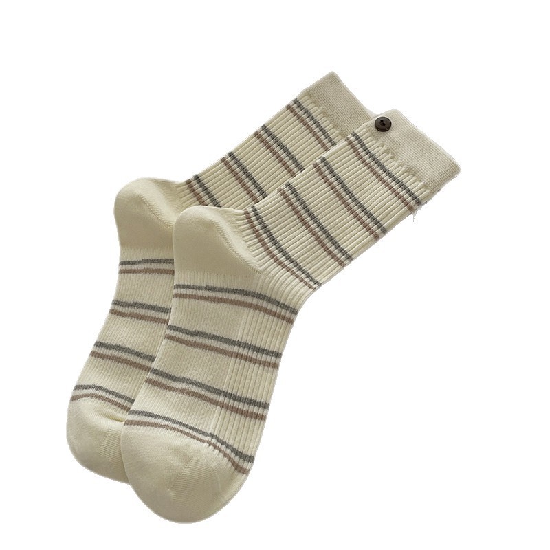 Chaussettes Mi-Mollet À Rayures Basiques Slight Bounce Image4