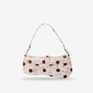 Sacoche Bandoulière Femme En Tissu Imprimé À Pois Style Streetwear h5 Image3