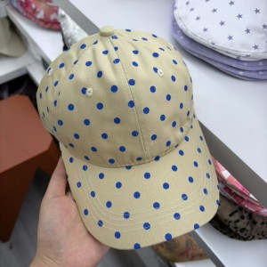 Casquette De Baseball En Coton À Pois Simple Series Daily h5