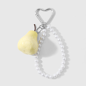 Breloques De Sac En Alliage Avec Perles De Fruits Quotidiennes De La Série Simple h5