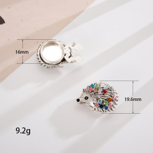 Boutons De Manchette En Alliage De Strass, Couleurs Assorties, Motif Animaux Mignons De Dessin Animé De Luxe h5 