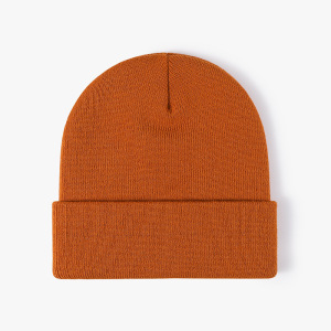 Bonnet Tricoté Uni En Polyester Pour Femme h5 