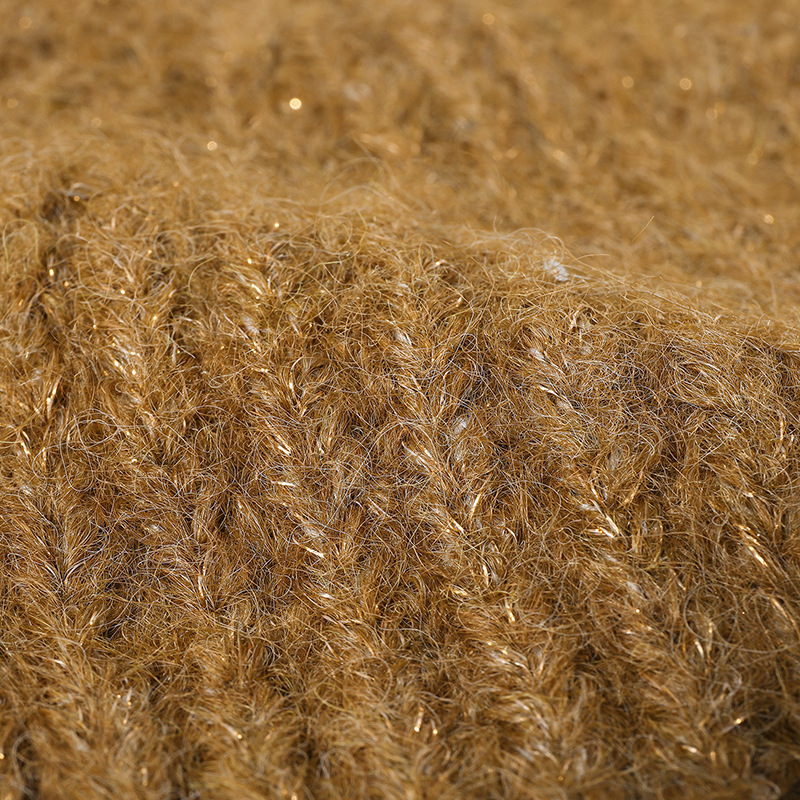 Bonnet Femme En Laine Et Polyester Mélangés, Couleur Unie Image3