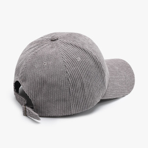 Casquette De Baseball En Velours Côtelé De Couleur Unie h5 Image4