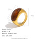 Brun café/Taille de bague 8 Image9