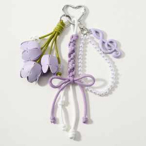 Breloques De Sac En Alliage Pour Notes/Instruments, Perles Florales Quotidiennes De La Série Simple h5 