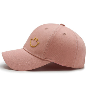 Casquette De Baseball En Coton Simple Series Daily, Couleur Unie, Visage Souriant h5 Image3