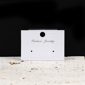 Série Simple Daily Letter Papier Couleur Unie Cartes Bijoux h5 