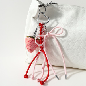 Breloques De Sac En Alliage Fraise Nœud Papillon Fruit Quotidien De La Série Simple h5 Image5