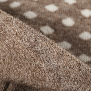 Bonnet Tricoté Pour Femme En Laine Et Polyester Mélangés À Pois De La Série Simple h5 Image3