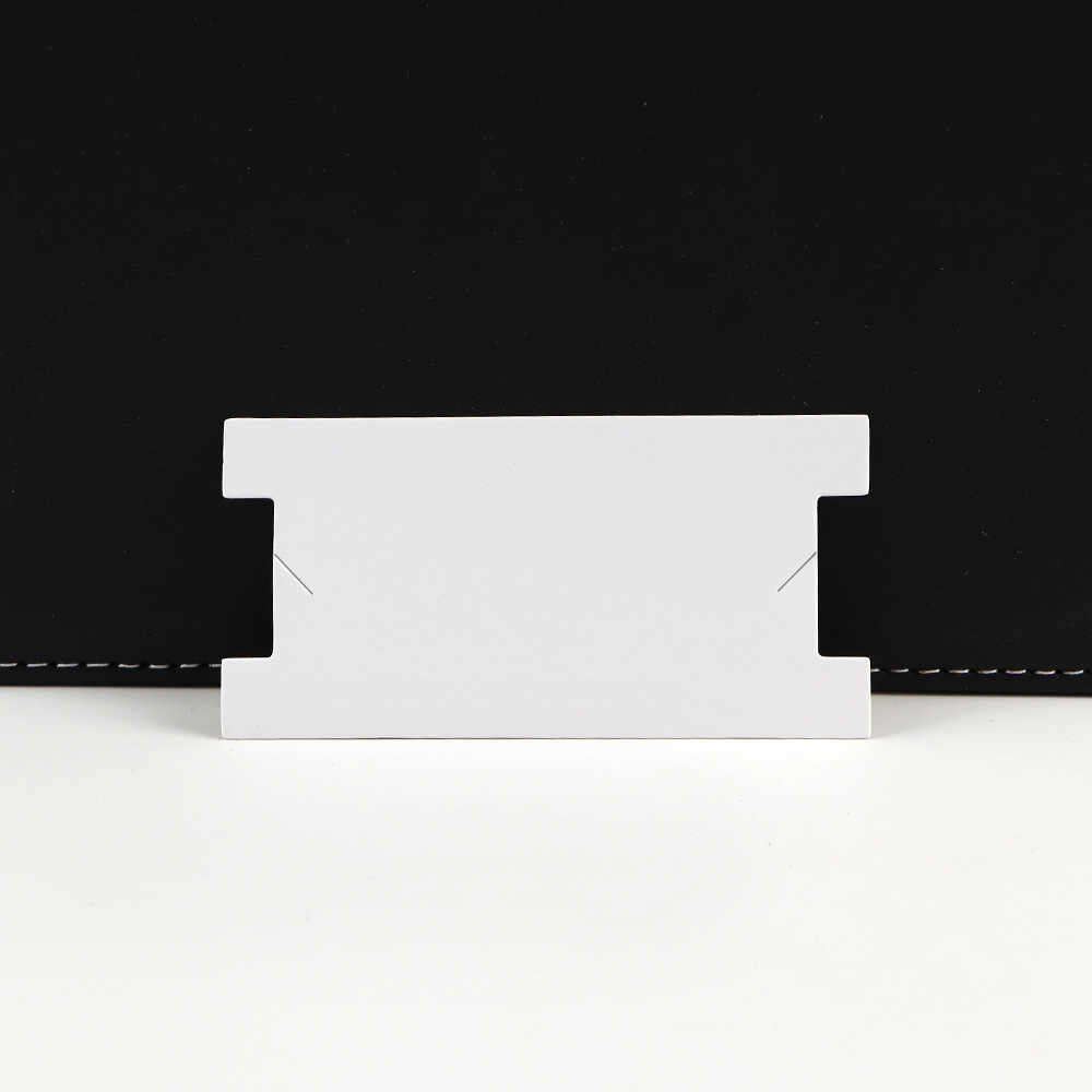 Cartes À Bijoux En Papier Uni Couleur Quotidienne De La Série Simple 