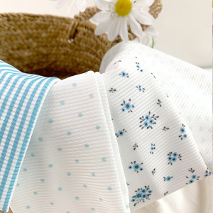 Bandeaux À Cheveux En Polyester À Rayures Et Pois, Motif Floral Doux, Collection Simple Series h5 Image5
