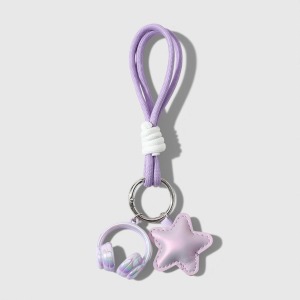 Porte-Clés Simple, Décontracté, En Forme De Cœur Et D'Étoile, Pour Notes/Instruments, En Pu. h5 