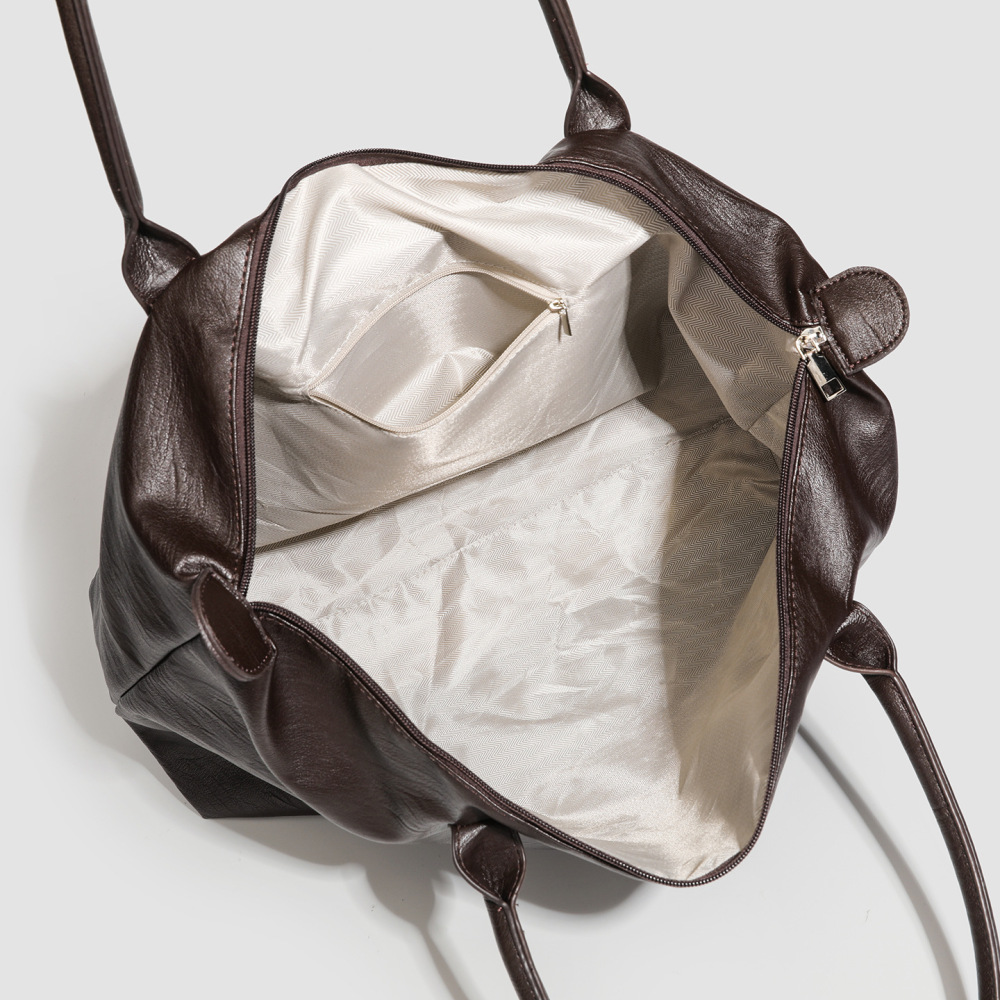 Sacs De Sport Et De Voyage Carrés Pour Femmes, Style Décontracté, Couleur Unie, En Pu De Qualité Supérieure Image3