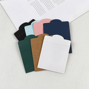 Sacs À Bijoux En Papier Uni Couleur De La Série Simple h5 Image3