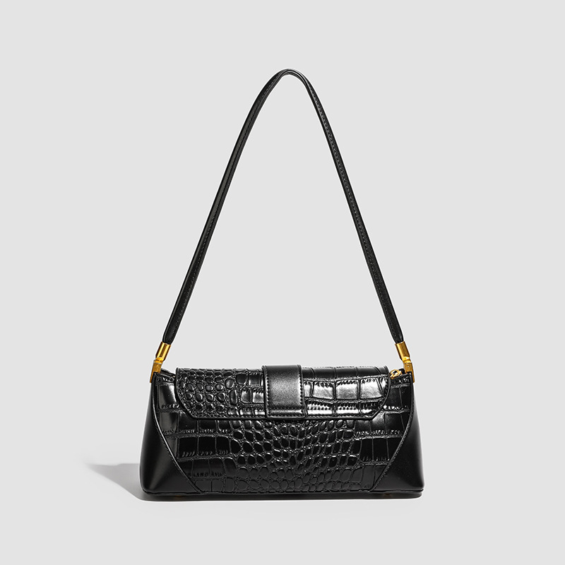 Sacs À Bandoulière Carrés Pour Femmes, Style Parisien Chic, Avec Finitions Métalliques, Couleur Unie, Forme Géométrique, En Pu De Qualité Supérieure Image3