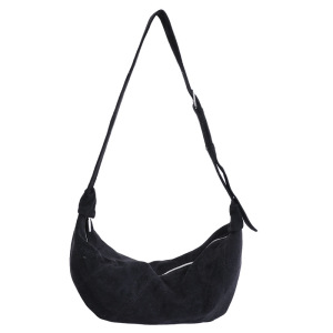 Sac Bandoulière Minimaliste Patchwork Uni En Daim Patchwork, Style Sac À Main h5 