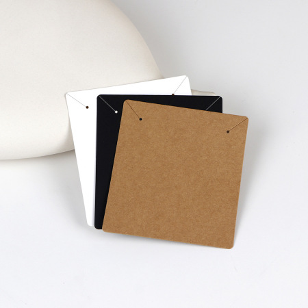 Cartes À Bijoux En Papier Uni Couleur Quotidienne De La Série Simple 2