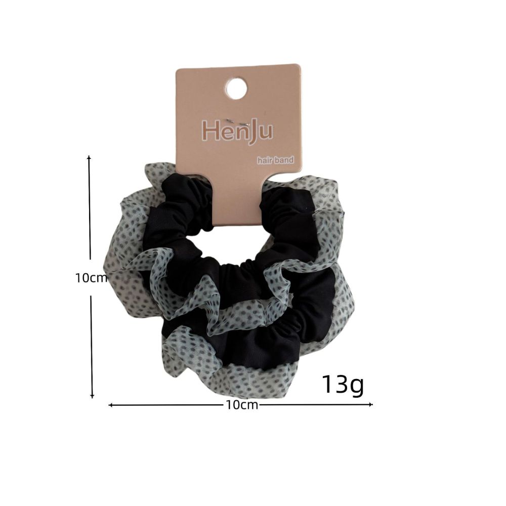 Chouchous En Tissu À Pois Imprimé Léopard Rétro De La Série Simple Image5