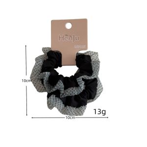 Chouchous En Tissu À Pois Imprimé Léopard Rétro De La Série Simple h5 Image5